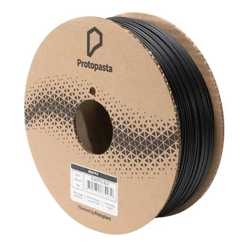 Filamento 3D Proto-Pasta PLA 1.75mm Black 1.0 kg
