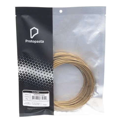 Filamento 3D Proto-Pasta HTPLA 1.75mm Good as Gold 0.11 lbs. (0.05 kg)