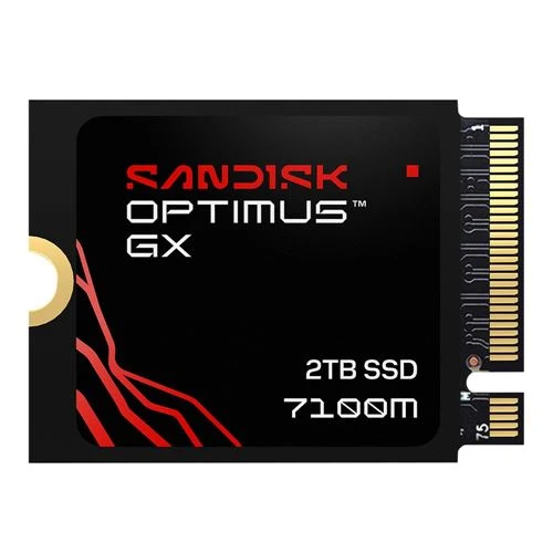 Disco SSD Sandisk Optimus GX 7100M 2TB BiCS TLC 3D CBA NAND PCIe Gen 4 x4 NVMe M.2 2230 Internal SSD