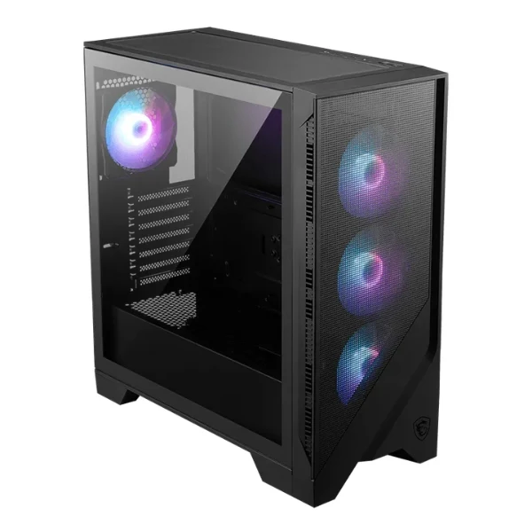 Case MSI MAG FORGE 321R AIRFLOW Mid Tower ATX - 4 Ventiladores ARGB - Vidrio Templado - USB Type-C - 306-7G23R22-HH9