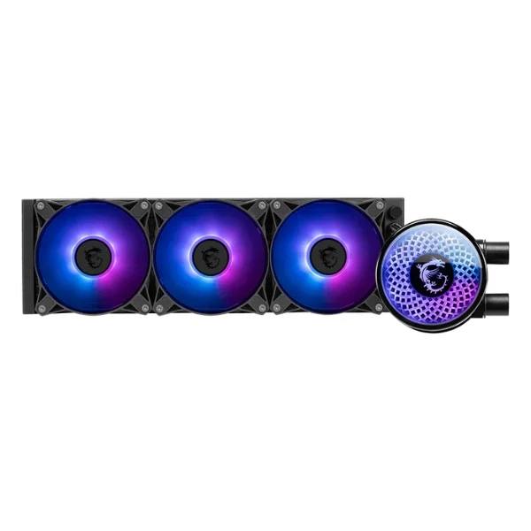 Enfriador Líquido MSI MAG CORELIQUID A12 360 - TDP 250W - ARGB - 3 Pines - Intel LGA1700/LGA1851 - AMD AM4/AM5 - Negro - 306-7ZWEM21-813