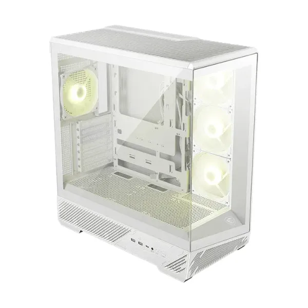 Case MSI MAG PANO 130R PZ - Mid Tower - ATX - Vidrio Templado Panorámico - ARGB - Blanco - 306-7G32W14-HH9