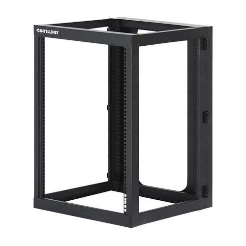 Case Intellinet 19 inch Wall Mount 4-Post Open Frame Network Rack - 15U