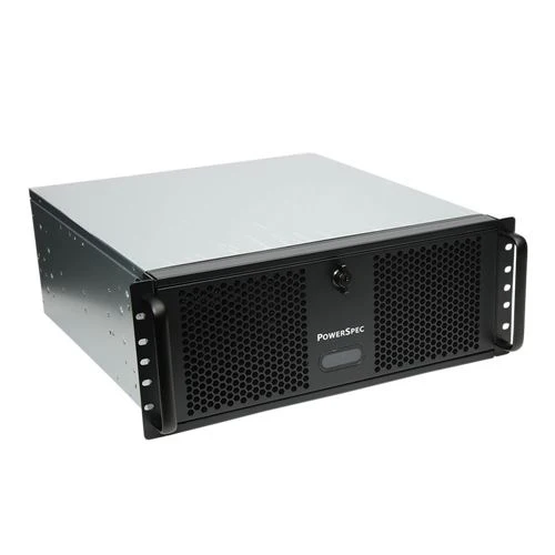 Case PowerSpec LL04401 360mm Radiator ATX 4U Server Chassis - Black