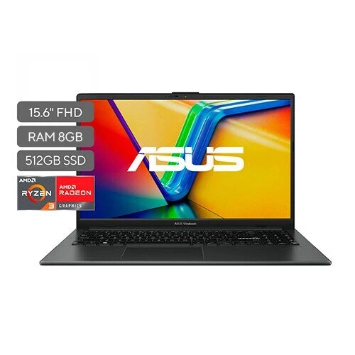 Laptop ASUS Vivobook Go 15 E1504FA 15.6" - AMD Ryzen 3 - 8GB - 512GB SSD
