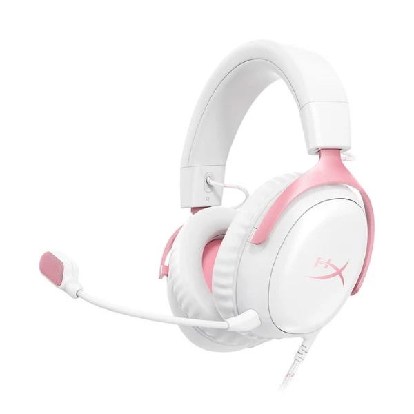 Audífonos HyperX Cloud III Wired Gaming Headset - 9W1Q4AA - White/Pink