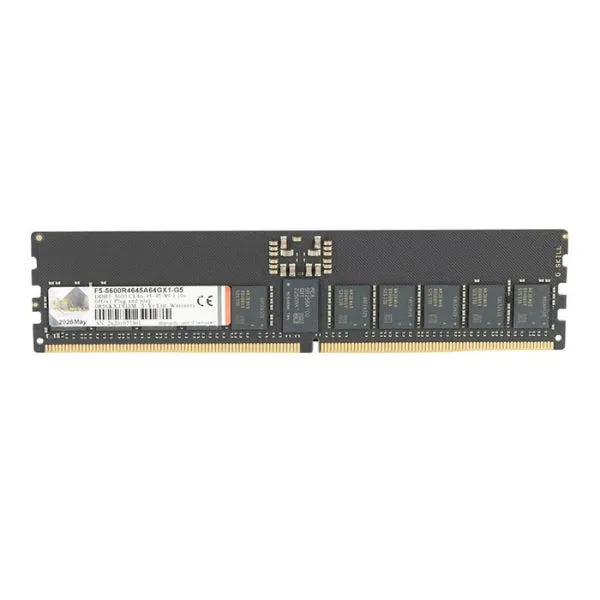 Memoria RAM G.Skill G5 64GB DDR5-5600MHz PC5-44800 CL46 Single Channel ECC Registered – Para PC