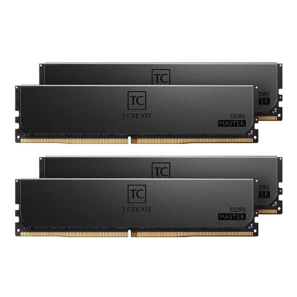 Memoria RAM TeamGroup T-Create Master 128GB (4x32GB) DDR5-6000MHz PC5-48000 CL36 Quad Channel ECC Registered – Para PC