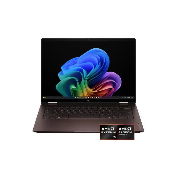 Laptop HP OmniBook X Flip Copilot+ PC 2 en 1 AMD Ryzen AI 5 430 (4.5GHz) 16 GB RAM 512 GB SSD 14" AMD Radeon 840M Win 11 Home - Deep Espresso