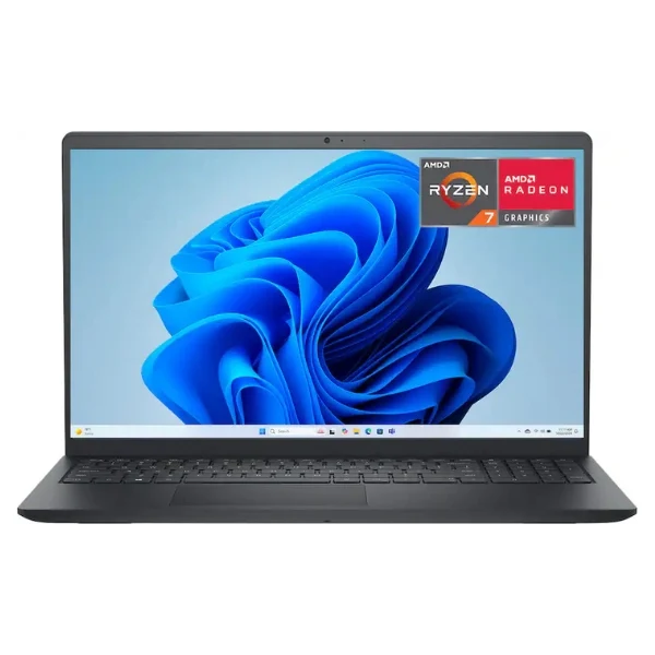 Laptop Dell Touchscreen AMD Ryzen 7 7730U (2GHz) 16 GB RAM 512 GB SSD 15.6" AMD Radeon Win 11 Home - Carbon Black