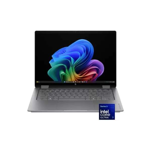 Laptop HP OmniBook X Flip Copilot+ PC 2 en 1 Intel Core Ultra 7 355 (4.7GHz) 16 GB RAM 1 TB SSD 14" Intel Graphics Win 11 Home - Meteor Silver