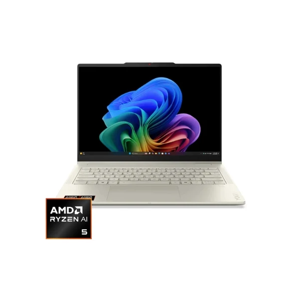 Laptop Lenovo Yoga 7a Copilot+ PC 2 en 1 AMD Ryzen AI 5 430 (4.5GHz) 16GB RAM 512GB SSD 14" AMD Radeon 840M Windows 11 Home - Seashell
