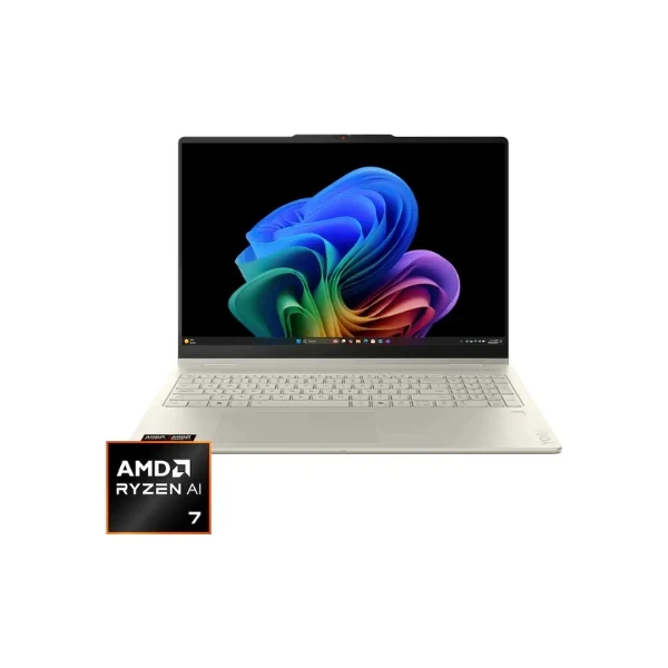 Laptop Lenovo Yoga 7a Copilot+ PC 2 en 1 AMD Ryzen AI 7 445 (2GHz) 24GB RAM 512GB SSD 16" AMD Radeon 840M Windows 11 Home - Seashell