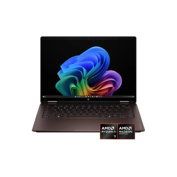 Laptop HP OmniBook X Flip Copilot+ PC 2 en 1 AMD Ryzen AI 7 445 (4.6GHz) 24GB RAM 1TB SSD 14" AMD Radeon 840M Win 11 Home - Deep Espresso