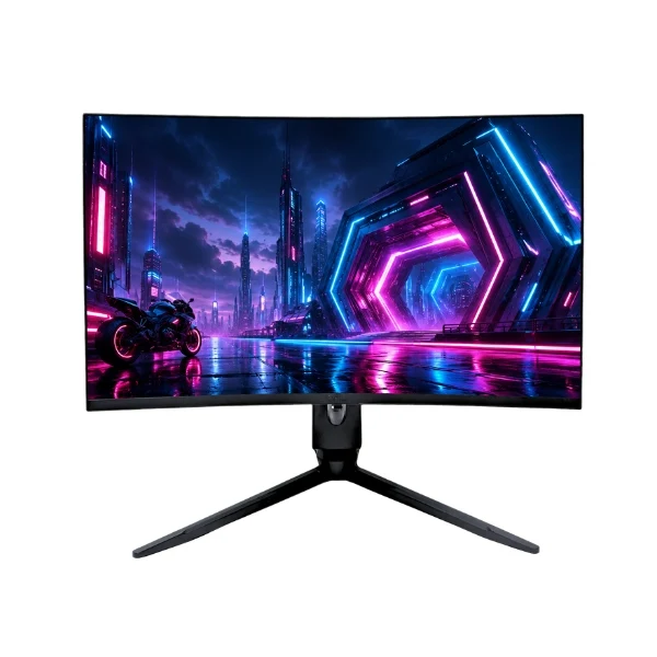 Monitor Gamer Jemip Chroma Plus 27" QHD 2560x1440 180Hz VA Curvo HDMI-DP RGB - JPGCHROMA-27-2K-180H - Negro