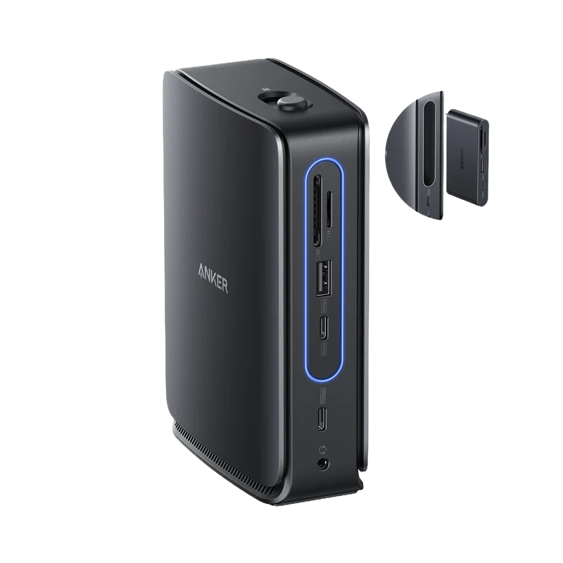 Docking Station Anker Nano 3 Display Dock+Hub 13 en 1 con Hub Removible A83C3