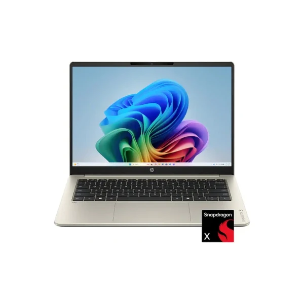 Laptop HP OmniBook 3 Copilot+ PC Touchscreen Snapdragon X X1-26-100 (2.97GHz) 16 GB RAM 512 GB SSD 14" Qualcomm Adreno Win 11 Home - Warm Gold