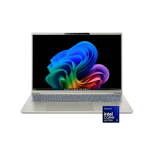 Laptop Acer Swift Go 16 AI Copilot+ PC Touchscreen Intel Core Ultra 5 322 (4.4GHz) 16 GB RAM 512 GB SSD 16" Intel Graphics Win 11 Home - Vapor Silver