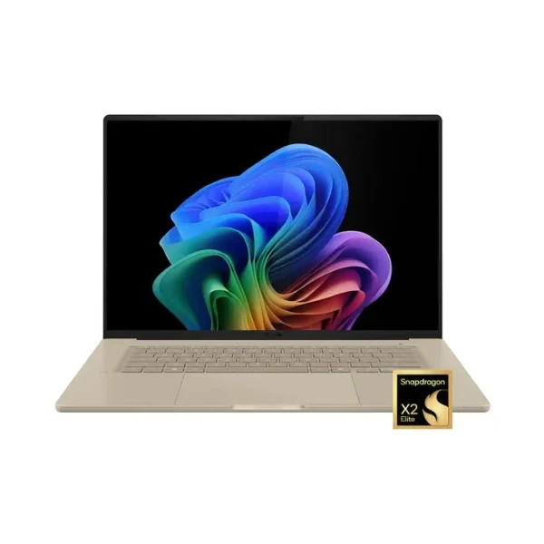 Laptop ASUS Zenbook A16 Copilot+ PC Touchscreen Snapdragon X2 Elite Extreme X2E94100 48 GB RAM 1 TB SSD 16" Qualcomm Adreno Win 11 Home - Zabriskie Beige