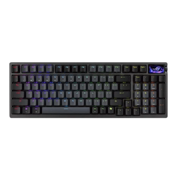 Teclado gaming inalámbrico ASUS ROG Azoth 96 HE RGB con switches magnéticos ROG HFX V2 - AZOTH96HE/B/PBT - Negro