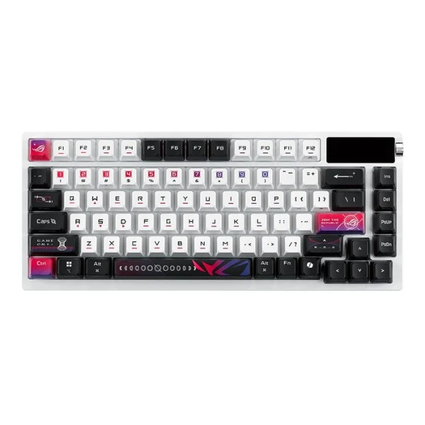 Teclado Mecánico Inalámbrico ASUS ROG Azoth X 75% Blanco Hot-Swap OLED