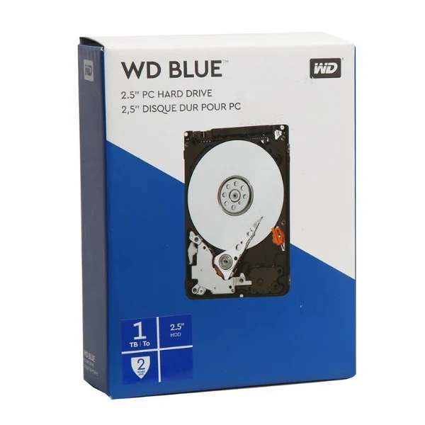 Disco Duro HDD WD Blue Mainstream 1TB 5400 RPM SATA III 6Gb/s 8MB caché Internal SMR 2,5"