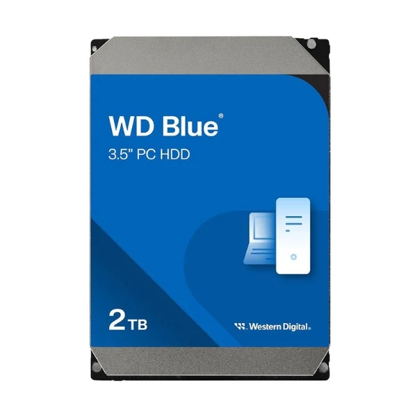 Disco Duro HDD WD Blue 2TB 7200 RPM SATA III 6Gb/s 256MB caché Internal SMR 3,5"