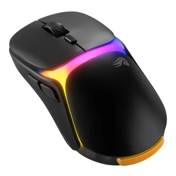 Mouse gaming inalámbrico Glorious Model O3 Black RGB 30000 DPI con sensor BAMF 3.0 30K - GLO-O3-WL-BLK - Negro