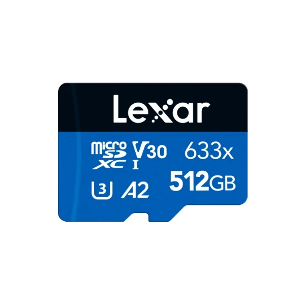 Memoria Micro SD Lexar High-Performance 633x 64GB UHS-I U3 V30 A1 con Adaptador SD