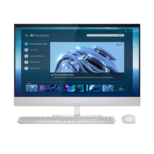 Computador Todo en Uno Dell 27 EC27260 27" DEC27260-7171WH - Core Ultra 7 355 (1.7GHz) - 32GB RAM - 2 TB SSD NVMe