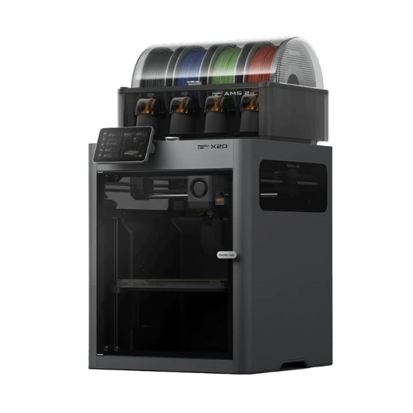 Impresora 3D Bambu Lab X2D Combo Doble Extrusor Volumen 256x256x260 mm Gris