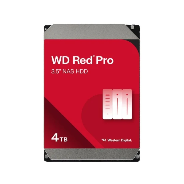 Disco Duro HDD WD Red Pro 4TB 7200 RPM SATA III 6Gb/s 256MB caché Internal NAS CMR 3,5"