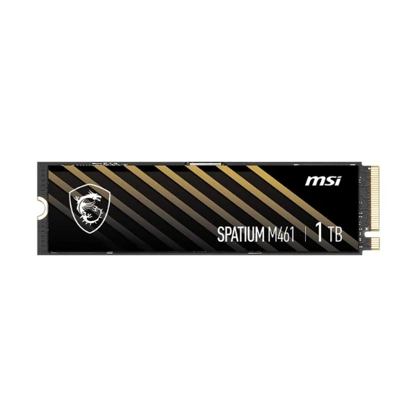 Disco Duro SSD MSI SPATIUM M461 1TB 3D NAND PCIe Gen 4 x4 NVMe M.2 2280 Internal