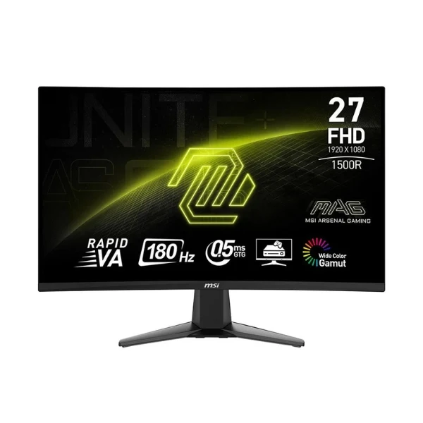 Monitor MSI MAG 27C6F - 27" Curvo Full HD - (1920 x 1080) VA - 180 Hz