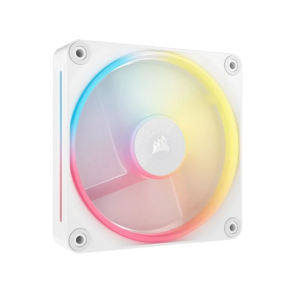 Fan Cooler Corsair iCUE LINK LX120-R RGB Magnetic Dome Bearing 120mm - Blanco - RGB
