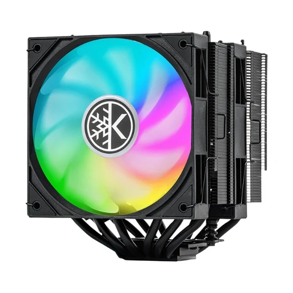 CPU Cooler KingCool CRYO TITAN ARGB - 260 W - 59.63 CFM - 29.8 dBA - Negro