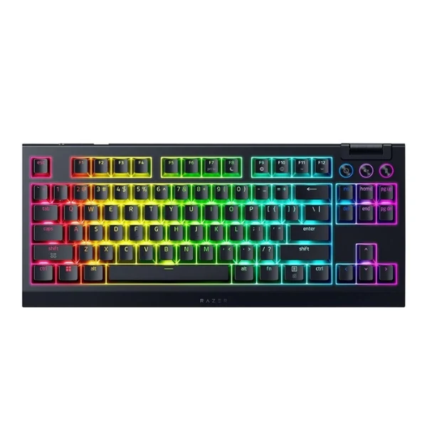 Razer BlackWidow V4 Tenkeyless HyperSpeed Wireless Gaming Keyboard - Black