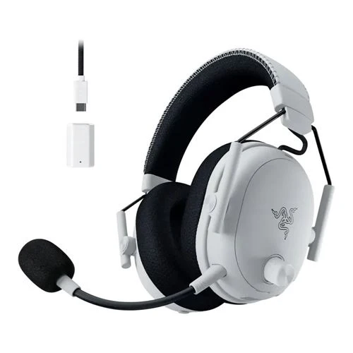 Audífonos Gaming Razer BlackShark V3 Pro Active Noise Cancelling Bluetooth Blanco