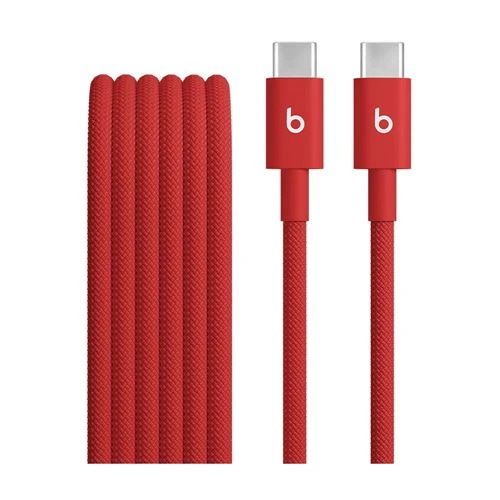 Cable Apple Beats USB-C a USB-C Trenzado 1.5 m - Rojo Rapid MDGF4LL/A