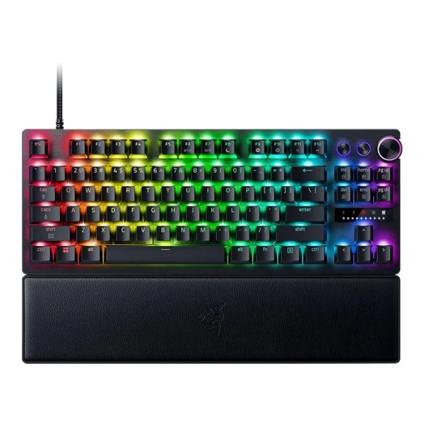Teclado gaming mecánico Razer Huntsman V3 Pro TKL cableado 8K RGB negro