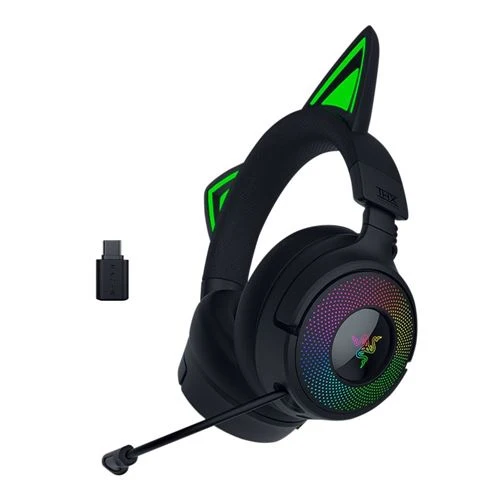 Audífonos Gaming Razer Kraken Kitty V3 Pro Negro