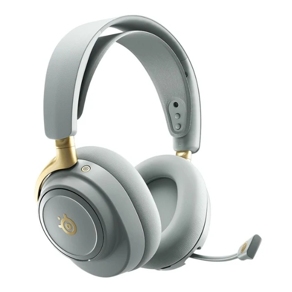Audífonos gaming inalámbricos SteelSeries Arctis Nova Elite Sage Gold Hi-Res con GameHub - 61663 - Sage Gold
