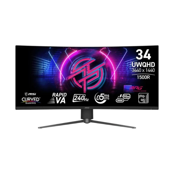 Monitor MSI MPG 346CQRF X24 - 34" Curvo 2K UWQHD - (3440 x 1440) VA - 240 Hz