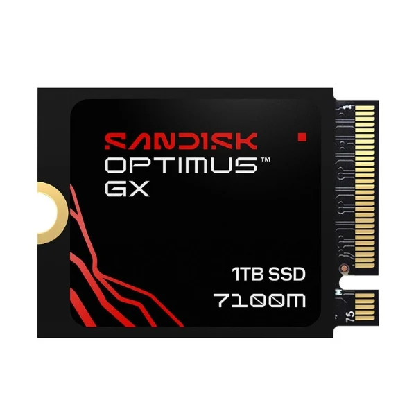 Disco Duro SSD Sandisk OPTIMUS 7100M 1TB BiCS TLC 3D CBA NAND PCIe Gen 4 x4 NVMe M.2 2230 Internal
