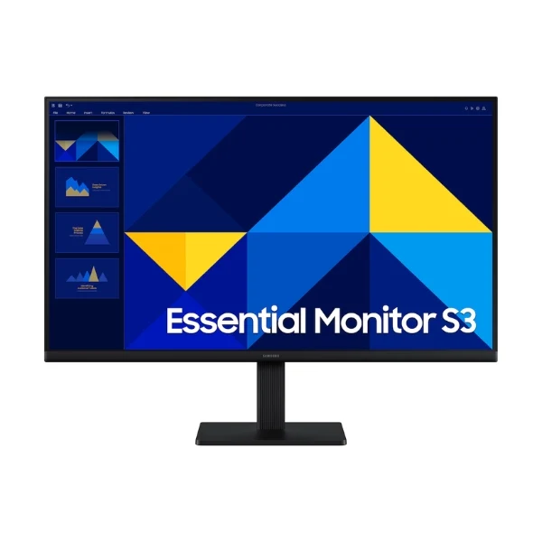 Monitor Samsung Essential S3 S30GD 27" - FHD 1920x1080 - IPS - 100Hz - Negro - LS27D300GANXZA