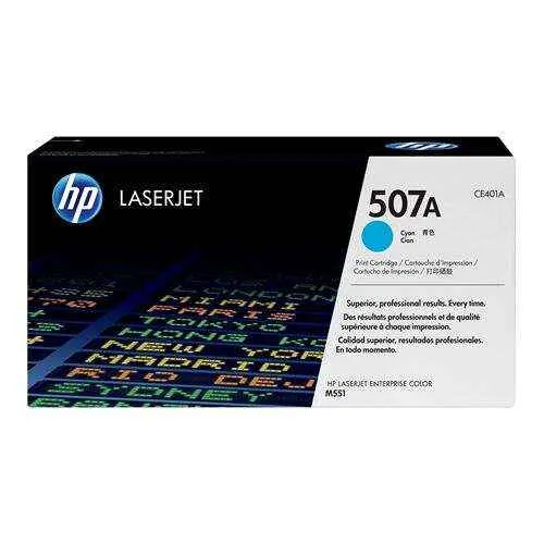 HP CE401A Cyan Tóner Original - 507A