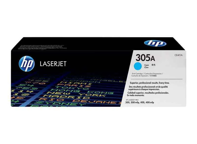 HP CE411A Cyan Tóner Original - 305A