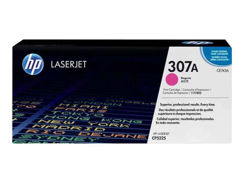 HP CE743A Magenta Tóner Original - 307A