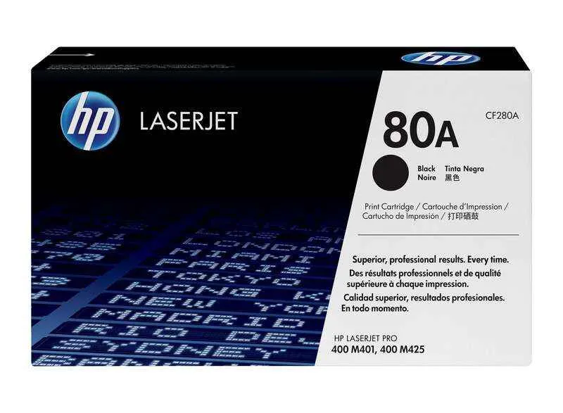 HP CF280A Negro Tóner Original - 80A