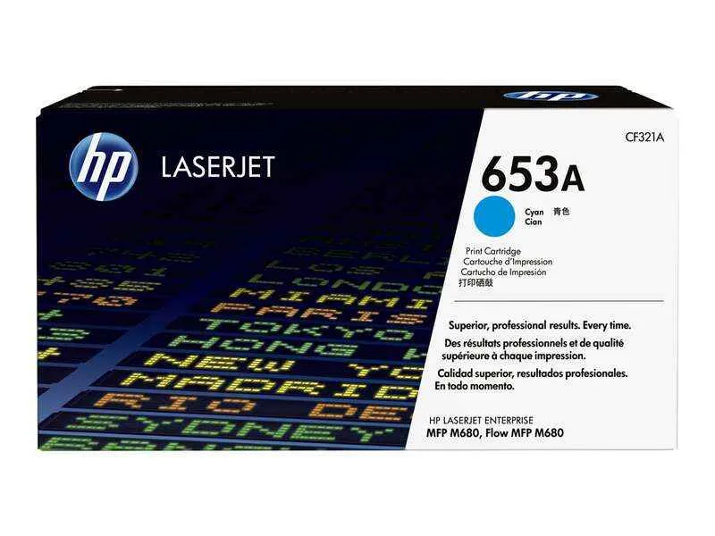 HP CF321A Cyan Tóner Original - 653A